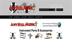 Desktop Screenshot of anthillmusic.com