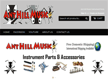 Tablet Screenshot of anthillmusic.com